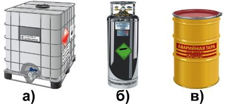 На каком рисунке показан контейнер средней грузоподъемности для массовых грузов (КСМ)?