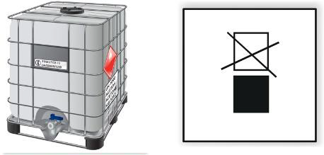 Что означает этот символ, нанесенный на контейнер средней грузоподъемности для массовых грузов (КСМ)?